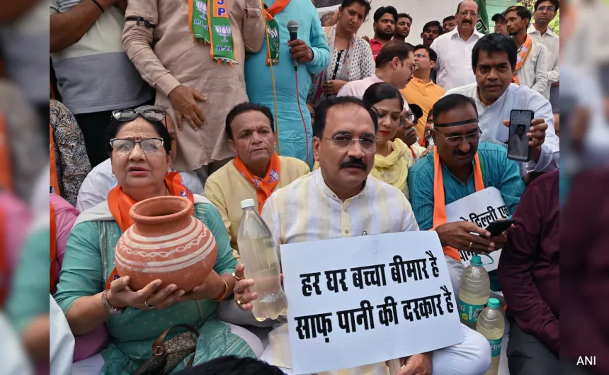 BJP hits out at Atishi’s fast: No drinking water, facilities to treat heat-related illnesses