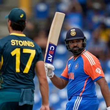 T20 World Cup 2024: India Beat Australia by 24 Runs, Qualify for Semis as Group Toppers