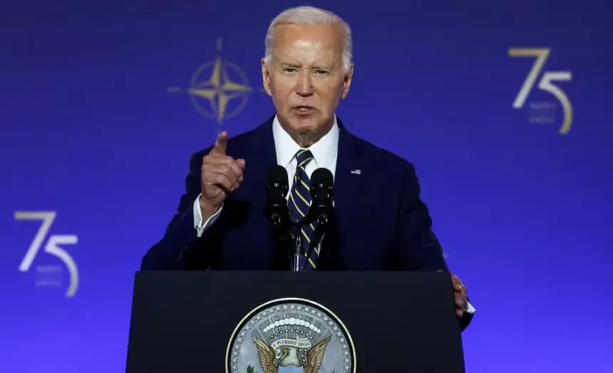 Biden announces new NATO aid for Ukraine, as his reelection campaign teeters