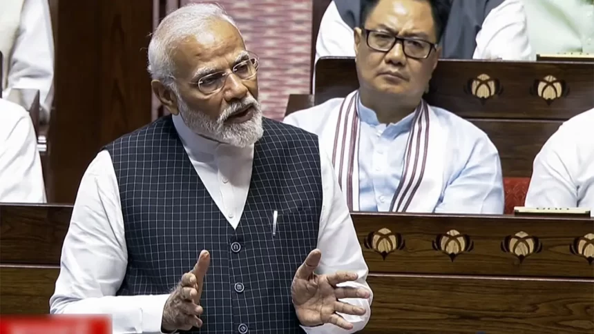 PM Modi’s “Remote” Swipe At Sonia Gandhi, Opposition Walks Out Of Rajya Sabha