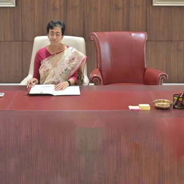 Atishi takes charge as CM, leaves empty chair for Kejriwal