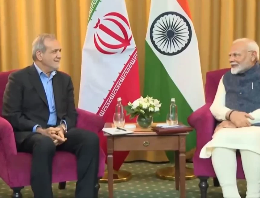 PM Modi meets Iran President Pezeshkian on sidelines of Brics Summit