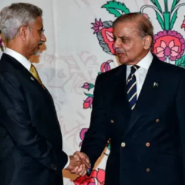 EAM Jaishankar, Pakistan PM Sharif Meet At SCO Dinner, First High-Level Interaction In Years