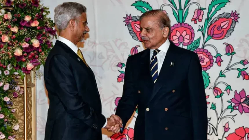 EAM Jaishankar, Pakistan PM Sharif Meet At SCO Dinner, First High-Level Interaction In Years