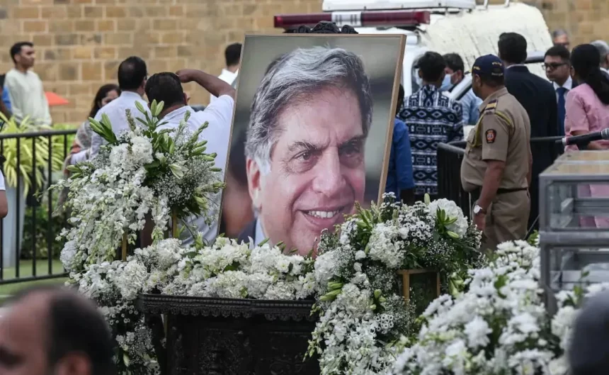 Ratan Tata’s Last Rites With State Honours, Thousands Pay Tribute