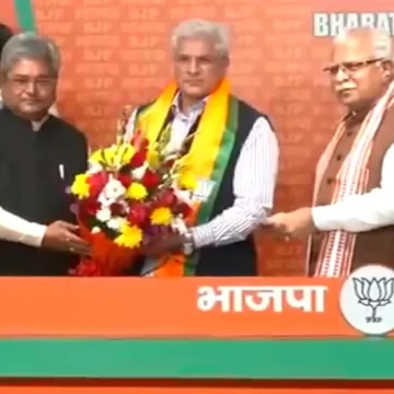 Kailash Gahlot joins BJP day after quitting AAP