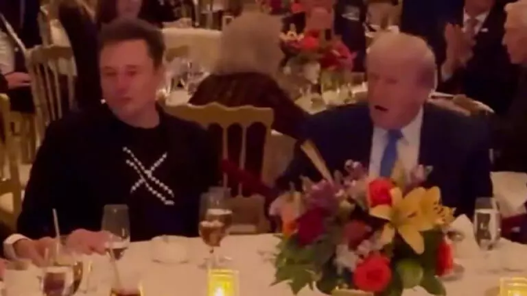 Trump turns DJ at Mar-a-Lago Thanksgiving with Stallone, Musk