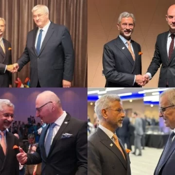 EAM Dr. Jaishankar meets counterparts from UK, France and Ukraine in Rome