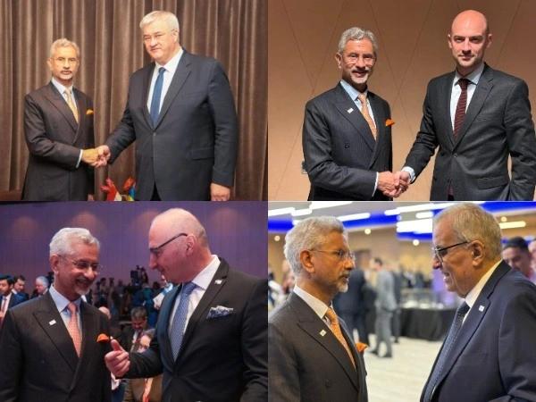 EAM Dr. Jaishankar meets counterparts from UK, France and Ukraine in Rome