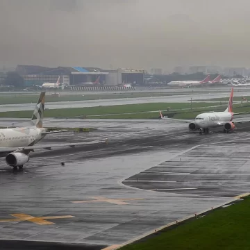 Delhi airport sees 10 flight diversions due to bad weather