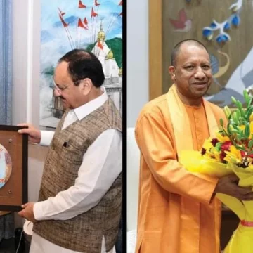 UP CM Yogi Adityanath meets PM Modi, JP Nadda in Delhi