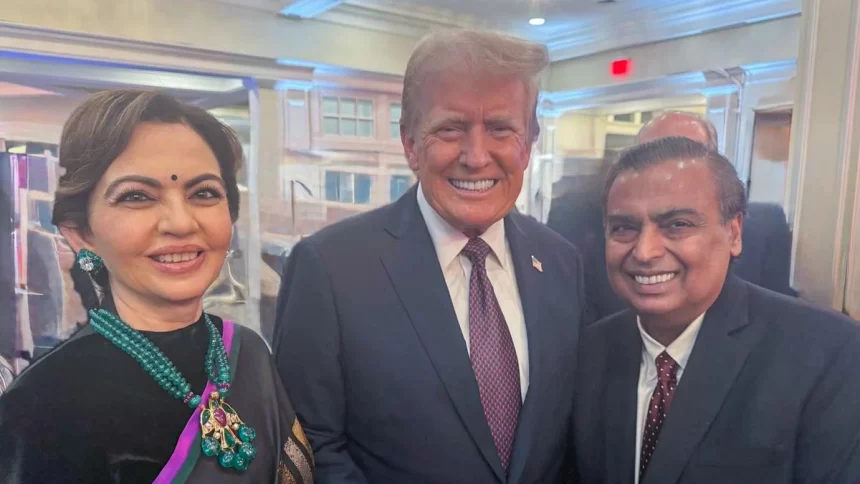 Mukesh, wife Nita meet U.S. President-elect Trump ahead of inauguration