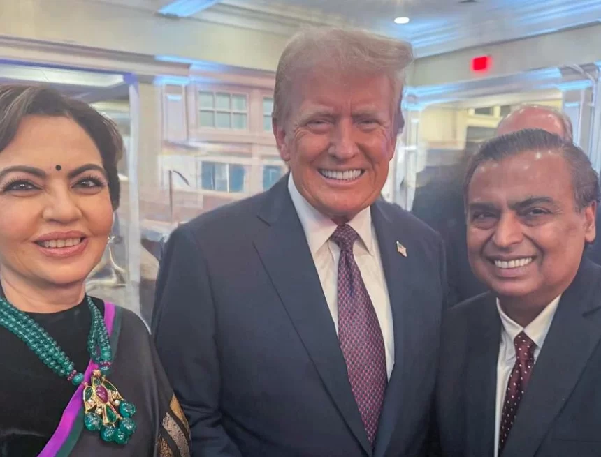 Mukesh, wife Nita meet U.S. President-elect Trump ahead of inauguration