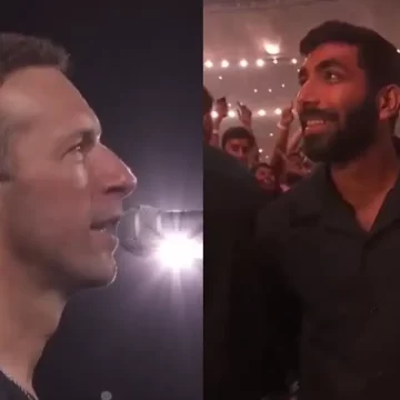 Bumrah stars at Coldplay concert, Chris Martin dedicates special song