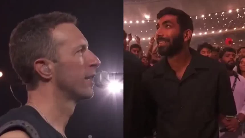 Bumrah stars at Coldplay concert, Chris Martin dedicates special song