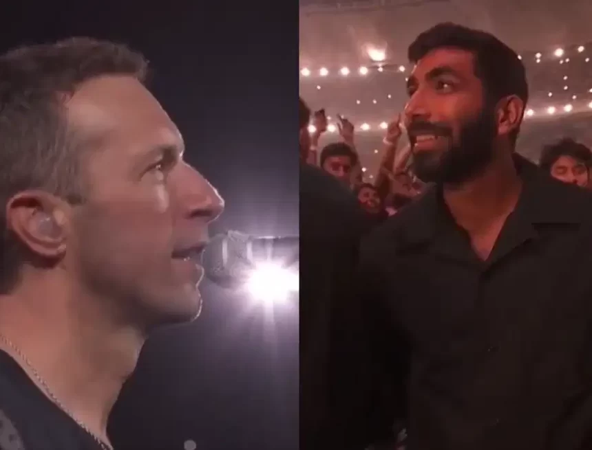 Bumrah stars at Coldplay concert, Chris Martin dedicates special song