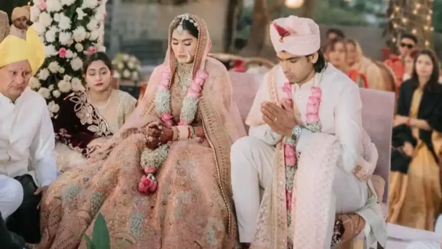 Double Olympic medallist Neeraj Chopra marries tennis player Himani Mor