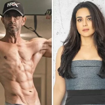 Hrithik Roshan debuts his dream bod, Priety Zinta goes ‘wowee’