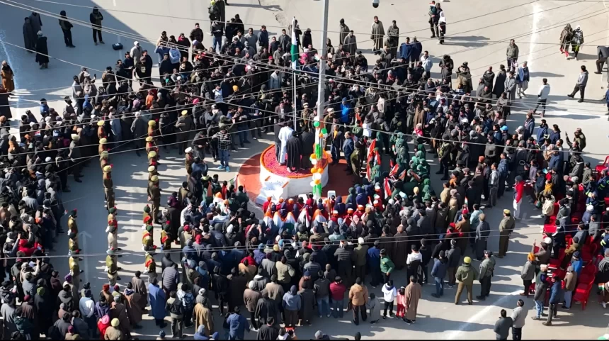 In Historic First, Tricolour Flag Unfurled In Jammu-Kashmir’s Tral Chowk On Republic Day