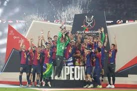 FC Barcelona Smash Real Madrid To Clinch Spanish Super Cup Title