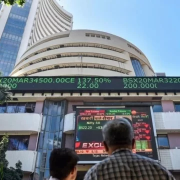 Trump looms over market, Nifty below 23,050, Sensex down 1,235 points