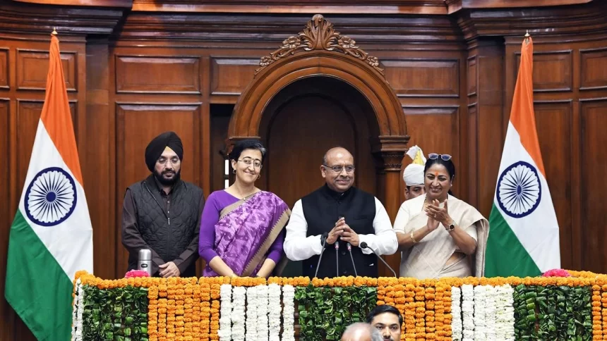 Delhi Assembly Day 1 Gupta Elected Speaker; MLAs take oath in Maithili, Sanskrit, Urdu