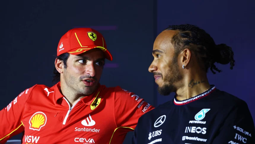 Carlos Sainz Says Lewis Hamilton Can Make Ferrari An Even Greater F1 Threat