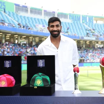 Bumrah receives ICC awards for 2024 during India-Pakistan match