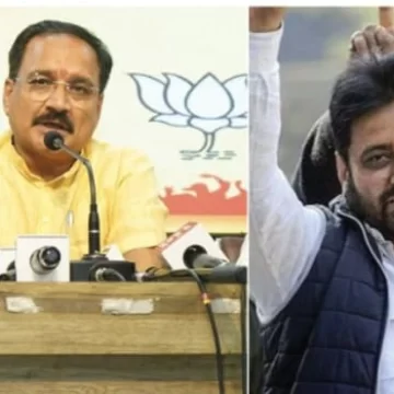 Delhi BJP chief Virendra Sachdeva Slams  AAP’s Amanatullah Khan Calls Him Man With Criminal Nature