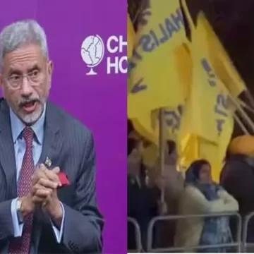 S Jaishankar’s Convoy In London, Protest By Pro Khalistan