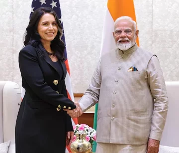 PM Modi, Tulsi Gabbard Meet Hours After India Flags Khalistani Terror To US