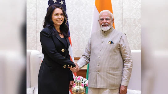 PM Modi, Tulsi Gabbard Meet Hours After India Flags Khalistani Terror To US PM Modi, Tulsi Gabbard Meet Hours After India Flags Khalistani Terror To US