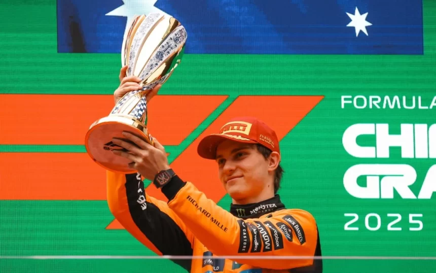 Piastri beats Norris and Russell to victory in Chinese GP with statement performance