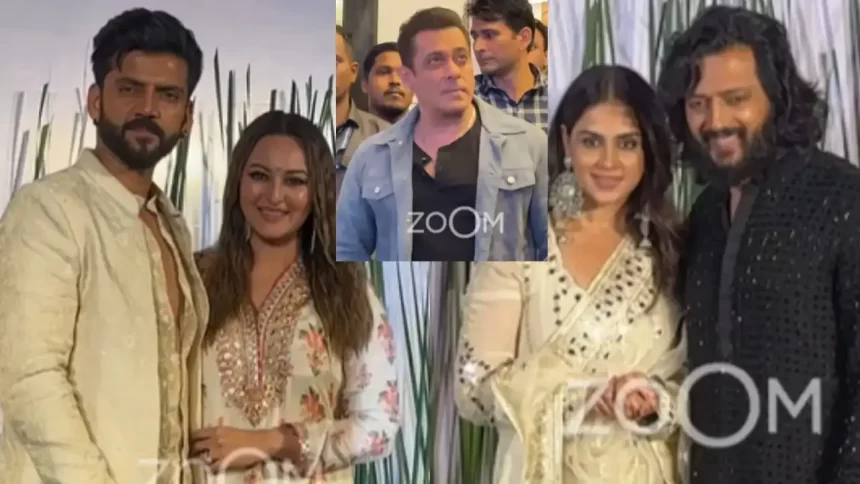 Salman’s Eid Bash: Sonakshi-Zaheer To Riteish-Genelia, Bollywood Joins Sikandar Actor For Grand Celebration