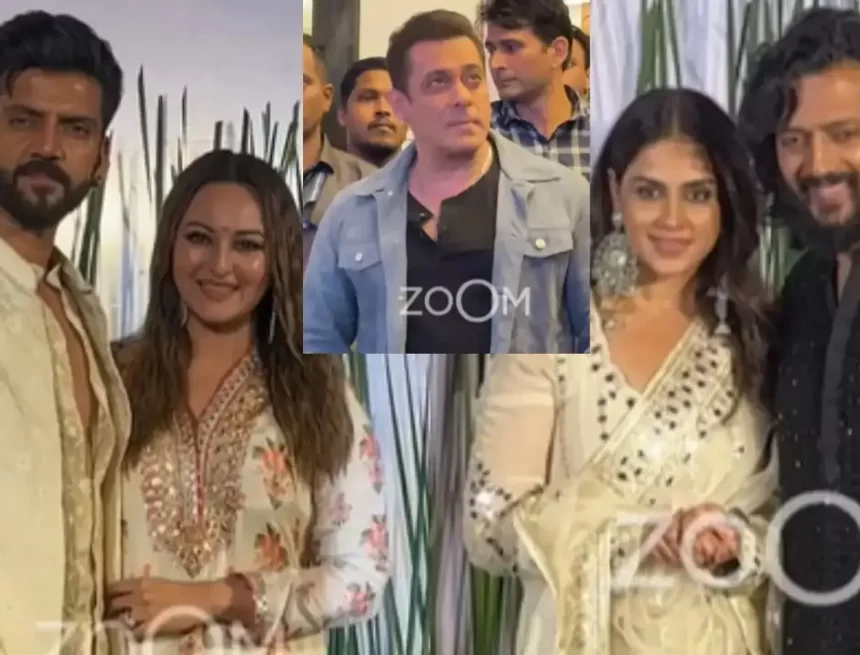 Salman’s Eid Bash: Sonakshi-Zaheer To Riteish-Genelia, Bollywood Joins Sikandar Actor For Grand Celebration Salman’s Eid Bash: Sonakshi-Zaheer To Riteish-Genelia, Bollywood Joins Sikandar Actor For Grand Celebration