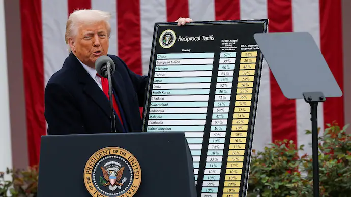 Trump announces 26% tariffs on imports from India in ‘kind reciprocal’ move Trump announces 26% tariffs on imports from India in ‘kind reciprocal’ move