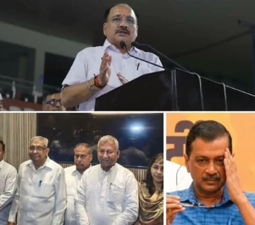 Delhi BJP, AAP Cross Swords After 15 Councillors Quit Kejriwal’s Party Delhi BJP, AAP Cross Swords After 15 Councillors Quit Kejriwal’s Party