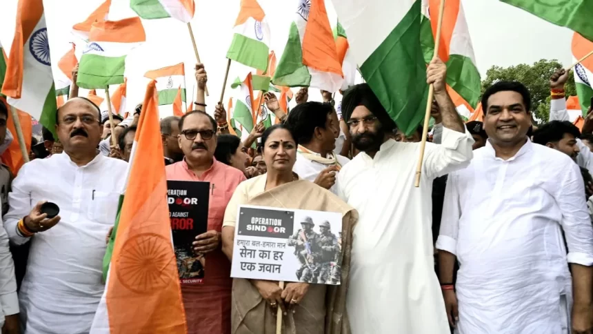 “Operation Sindoor will continue unabated”: Delhi CM at Tiranga Shaurya Samman Yatra