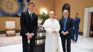 World No. 1 Jannik Sinner Meets Pope Leo XIV World No. 1 Jannik Sinner Meets Pope Leo XIV