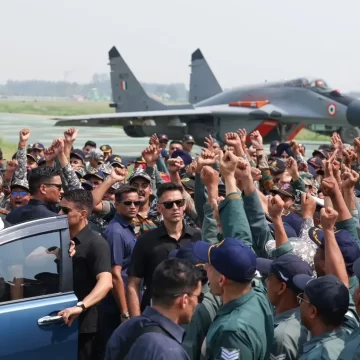 ‘India Grateful To Armed Forces’: PM Modi Visits Adampur Airbase, Meets Air Force Personnel