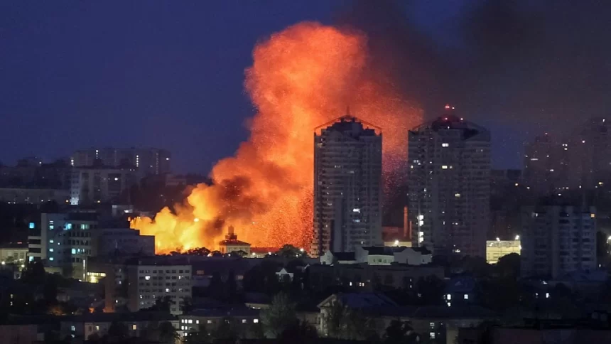 Russia launches one of war’s largest air attacks days after Ukraine’s bomber raid