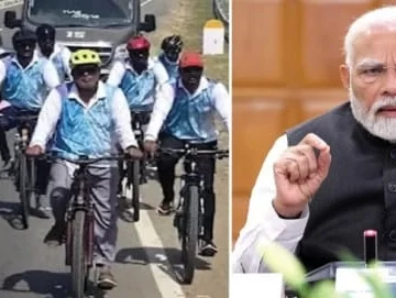 Modi lauds BJP leader Suresh Kumar’s Bengaluru–Kanniyakumari cycling feat