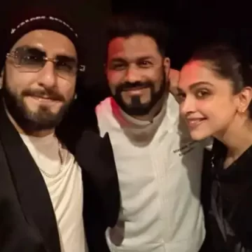 Ranveer and Deepika Relish Indian Delicacies in NYC