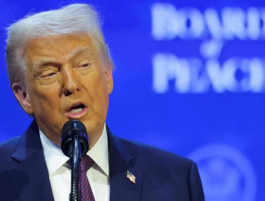 Trump Says His Board Of Peace Members Pledged $5 Billion For Gaza