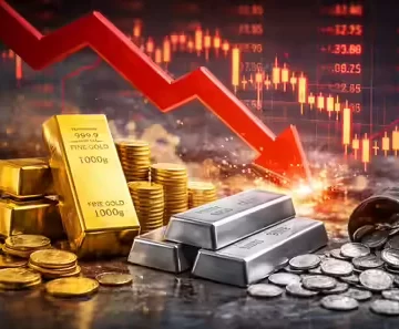 Gold rate falls 3%, silver prices crash 6% after Budget presentation