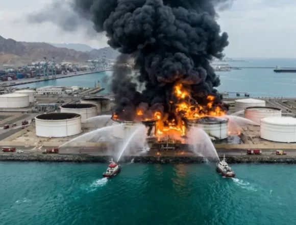 Iran hits key UAE oil port and Dubai airport