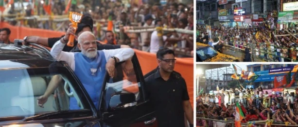 ’15 Kms Of Unparalleled Affection’: PM Modi Shares Highlights Of Enthusiastic Siliguri Roadshow ’15 Kms Of Unparalleled Affection’: PM Modi Shares Highlights Of Enthusiastic Siliguri Roadshow