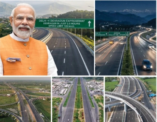 PM Modi inaugurates Delhi-Dehradun Expressway: 213 km journey in 2.5 hours PM Modi inaugurates Delhi-Dehradun Expressway: 213 km journey in 2.5 hours