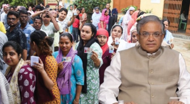 Voting ends with high turnout in Assam, Kerala; CEC calls elections ‘historic’ Voting ends with high turnout in Assam, Kerala; CEC calls elections ‘historic’