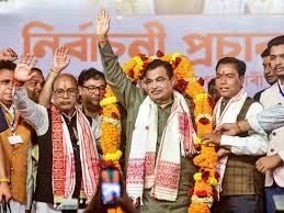 Back BJP To ‘Save Assam’, Ensure Development: Nitin Gadkari Back BJP To ‘Save Assam’, Ensure Development: Nitin Gadkari